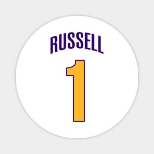 DeAngelo Russell Jersey Poster Magnet